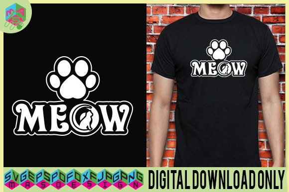MEOW FUNNY QOUTES DESIGN SVG FILE Review
