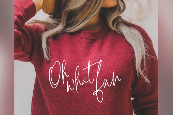 Oh What Fun Svg Funny Christmas Quote Graphics and T-Shirt Designs