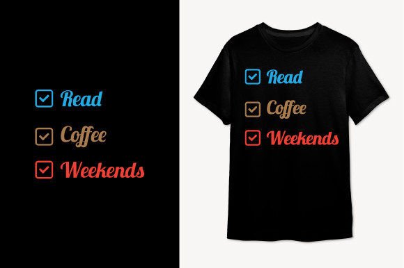 Read Coffee Weekends T-shirt Graphic Graphics Review